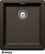 Schock Greenwich N-100 S A Einbau/Auflage, Cristadur, Farbe Silverstone