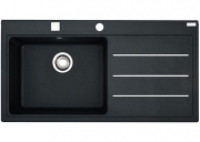 Franke Mythos Fusion MTF 611-100 Fragranit DuraKleen Onyx, Becken links