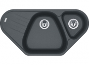 Franke Antea AZG 661-E Fragranit DuraKleen Plus Farbe Graphit, 114.0477.988