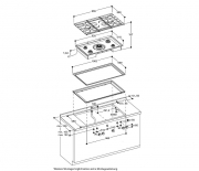 Gaggenau CG 291 210 DE, Gas-Kochfeld Serie 200, 90 cm, mit Wokbrenner. Mit 5 Jahren Garantie!