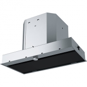 Franke Mythos FMY 608 BI BK, Lfterbaustein, schwarz, 56 cm