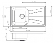 Reginox Diplomat 10 Lux, Edelstahlsple, R02216