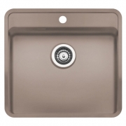 Reginox Ohio 50x40 Hahnlochbank, Regi-Color, farbige Edelstahlsple, Farbe Arctic White, R26342