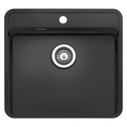 Reginox Ohio 50x40 Hahnlochbank, Regi-Color, farbige Edelstahlsple, Farbe Arctic White, R26342