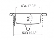 Schock Nemo N-100 SA Einbau/Auflage, Asphalt