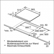 Neff MR 1342 N / M13R42N2,  Elektro-Glaskeramikkochfeld, 60 cm, mit 5 Jahren Garantie!