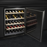 SMEG CVI638NS Weinkhler, Unterbau, Schwarz, 82-91 cm, EEK: A, mit 5 Jahren Garantie!