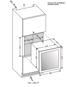 Dunavox DAB-36.80DW, Einbau-Weinkhlschrank. Mit 5 Jahren Garantie!