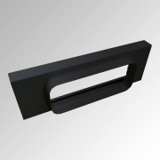 Silverline AADAP-S, Abluftadapter, schwarz