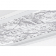 Silverline AGP-OWO 104, Acrylglasplatte, Optik Wood