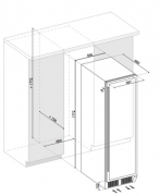 Dunavox DX-171.430PK, Stand-Weinkhlschrank (Einbaufhig). Mit 5 Jahren Garantie!
