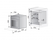 V-ZUG Combair-Steam SE, Kombinations-Dampfbackofen, Spiegelglas, mit 5 Jahren Garantie!