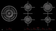 V-ZUG GAS951GSAZ, Gas-Kochfeld, Dual Design Black, mit 5 Jahren Garantie!