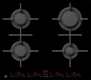 V-ZUG GAS641GSAZ, Gas-Kochfeld, Dual Design Black, mit 5 Jahren Garantie!
