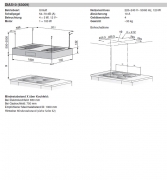 V-ZUG DIAS10g, Inselhaube, Spiegelglas, mit 5 Jahren Garantie!