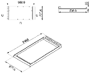 SMEG TBX6090 Teppanyaki-Grillplatte