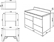 SMEG TR4110IWH Kochzentrum, Induktionskochmulde, Wei, 110 cm, EEK: A/A, mit 5 Jahren Garantie!