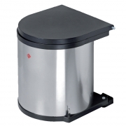 Teka Abfallsammler, rund, Edelstahl