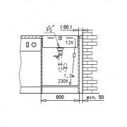 Teka Radea Spot 550/400 F, Edelstahl