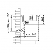 Teka Radea Spot 550/400 F, Edelstahl