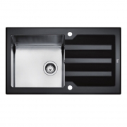 Teka LUX 1B 1D 86, Glas/Edelstahl