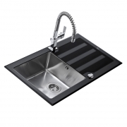 Teka LUX 1B 1D 86, Glas/Edelstahl