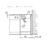 Teka LUX 1B 1D 86, Glas/Edelstahl