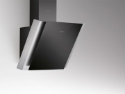 Silverline Laura LUW 683 S, Wandhaube, Edelstahl Schwarzglas. Mit 5 Jahren Garantie!