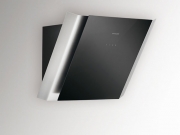 Silverline Laura LUW 883 S, Wandhaube, Edelstahl Schwarzglas. Mit 5 Jahren Garantie!