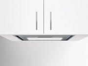 Silverline Hidden HIF 684 E, Flachschirmhaube, Edelstahl Weissglas. Mit 5 Jahren Garantie!