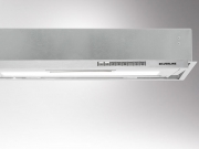 Silverline Hidden HIF 984 E, Flachschirmhaube, Edelstahl Weissglas. Mit 5 Jahren Garantie!