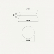 Falmec Dama, Inselhaube, Kupfer, Circle.Tech, mit 5 Jahren Garantie