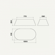 Falmec Materia, Inselhaube, Beton, Circle.Tech, mit 5 Jahren Garantie