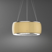 Falmec Soffio, Inselhaube, Bernstein satiniert, Circle.Tech, mit 5 Jahren Garantie