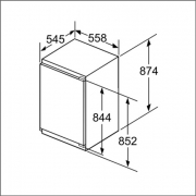 Neff K 235 A2 / KI1213F30, integrierbarer FreshSafe Khlautomat, EEK: A++, mit 5 Jahren Garantie!