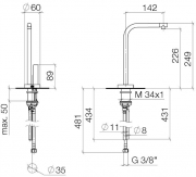 Dornbracht Elio Hot & Cold Water Dispenser, Trinkwasserspender, Chrom, 17861790-00