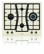 Gorenje GW 65 CLI, Gas-Kochfeld, 60 cm, elfenbein, mit 5 Jahren Garantie!