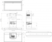 Gorenje WHT 653 S1XBG, Kaminhaube, Glas schwarz, 60 cm, EEK: A, mit 5 Jahren Garantie!