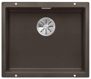 Blanco Subline 500-U Silgranit PuraDur 2, Farbe anthrazit, InFino Ablauf, 523432