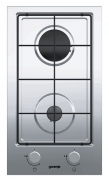 Gorenje G 340 UX, Gas-Kochfeld, 28,8 cm, Edelstahl, mit 5 Jahren Garantie!