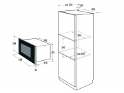 Gorenje BM 251 S7XG, Einbau-Mikrowelle, mit 5 Jahren Garantie!