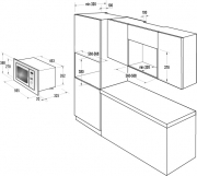 Gorenje BM 171 D3X, Einbau-Mikrowelle, mit 5 Jahren Garantie!