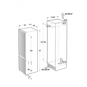 Gorenje NRKI 5182 E1, Einbau-Khl-Gefrier-Kombi, EEK: A++, mit 5 Jahren Garantie!