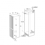 Gorenje NRKI 4182 E1, Einbau-Khl-Gefrier-Kombi, EEK: A++, mit 5 Jahren Garantie!