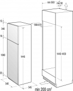 Gorenje RFI 4152 AW, Einbau-Khl-Gefrier-Kombi, EEK: A++, mit 5 Jahren Garantie!