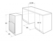 Gorenje RU 5004, Khlschrank unterbaufhig, Festtr, EEK: A++, mit 5 Jahren Garantie!