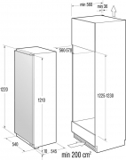 Gorenje RI 5122 AW, Einbau-Khlschrank, Festtr, EEK: A++, mit 5 Jahren Garantie!