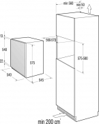 Gorenje RBI 4061 AW, Einbau-Khlbox, Schlepptr, EEK: A+, mit 5 Jahren Garantie!