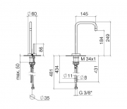 Dornbracht Hot & Cold Water Dispenser, Meta 02, Trinkwasserspender, Chrom, 17861625-00