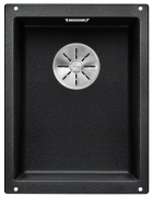 Blanco Subline 320-U Silgranit PuraDur 2, Farbe alumetallic, InFino Ablauf, 523408